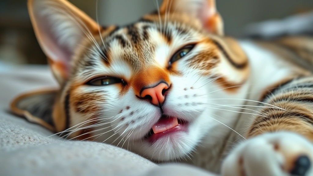 abnormal-lymphocyte-count-in-cats -
Photorealistic close-up of a cat’s face showing alert, bright eyes and he