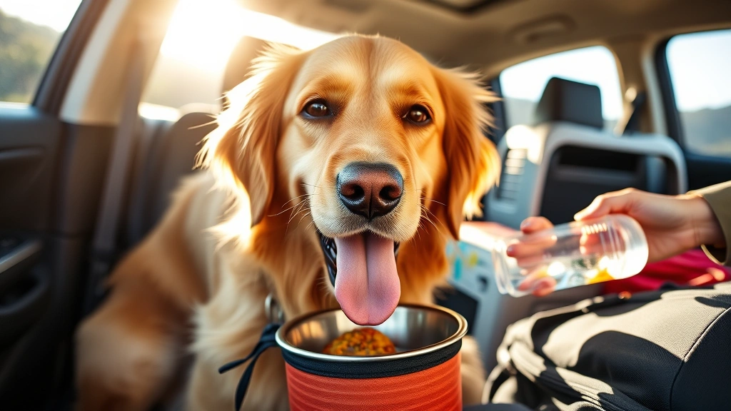 feeding during travel pet photo 0