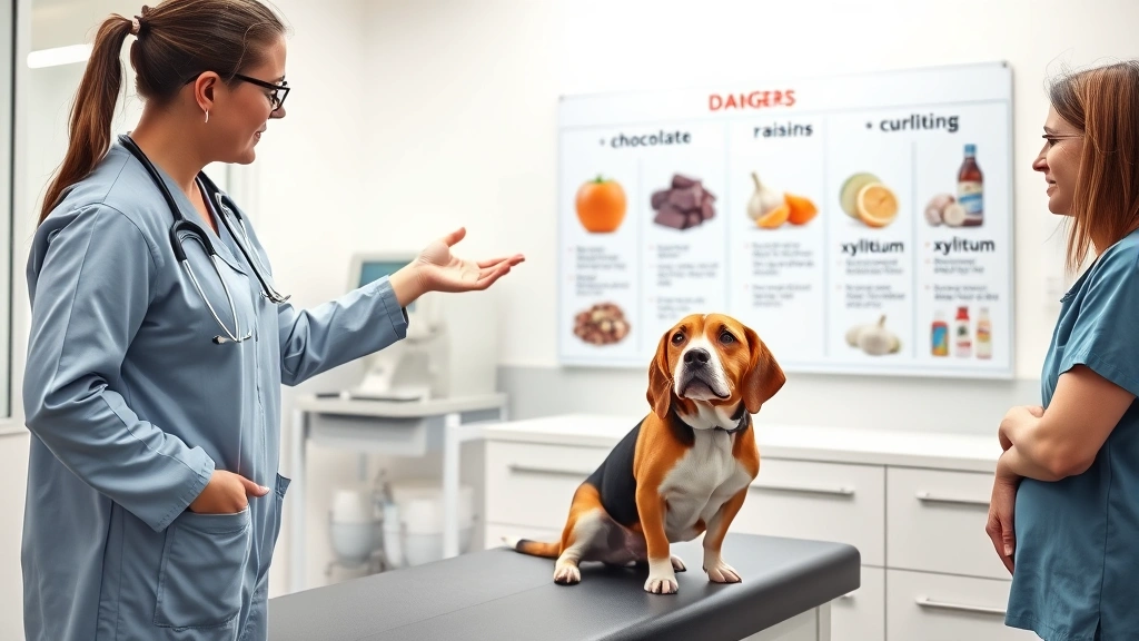 foods that are poisonous to dogs illustration