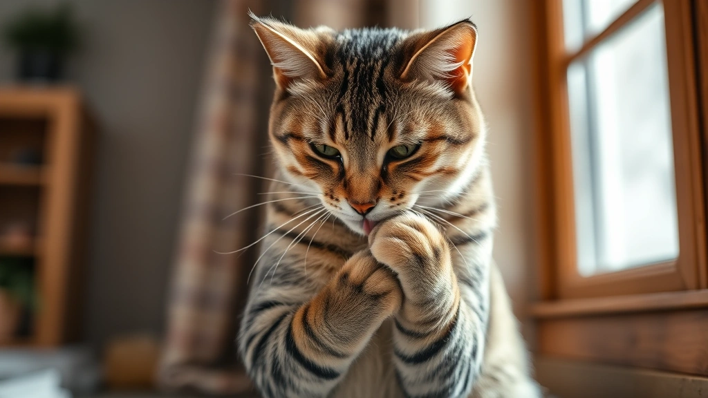 online vet for cat licking paws pet photo 0