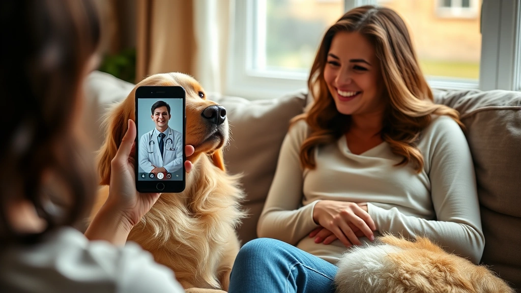 remote veterinarian consultation pet photo 0