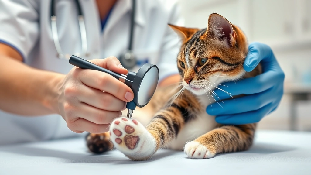 talk to vet about cat licking paws pet photo 1