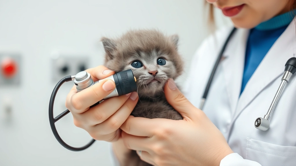 talk to vet about kitten ear infection pet photo 1