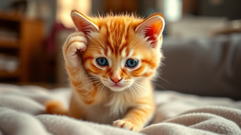 talk to vet about kitten itching pet photo 0