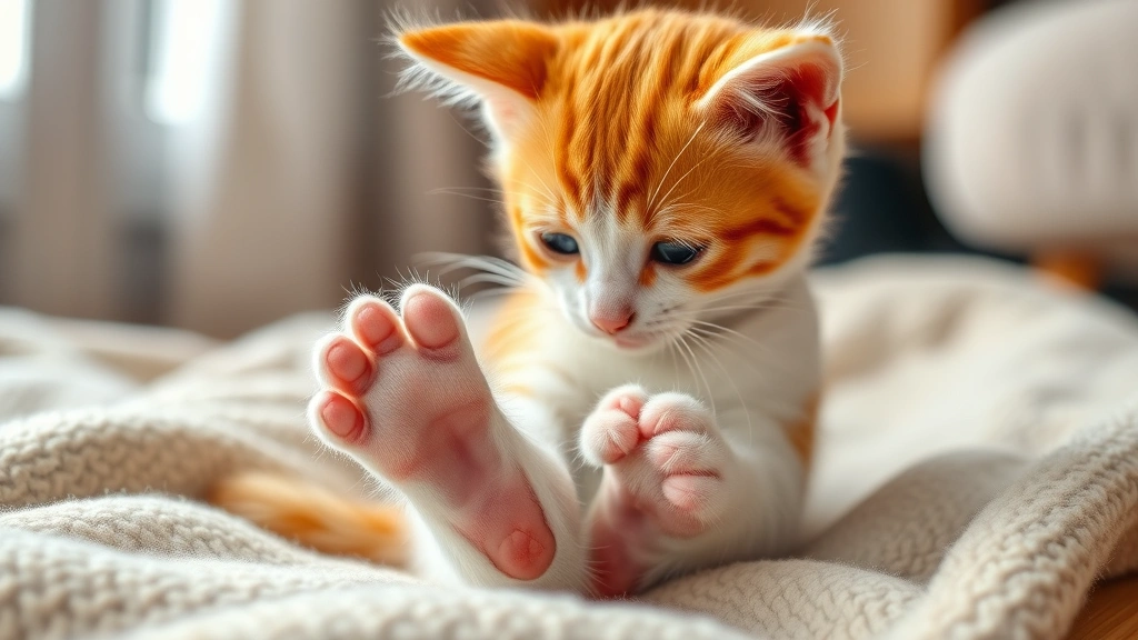 talk to vet about kitten licking paws pet photo 1