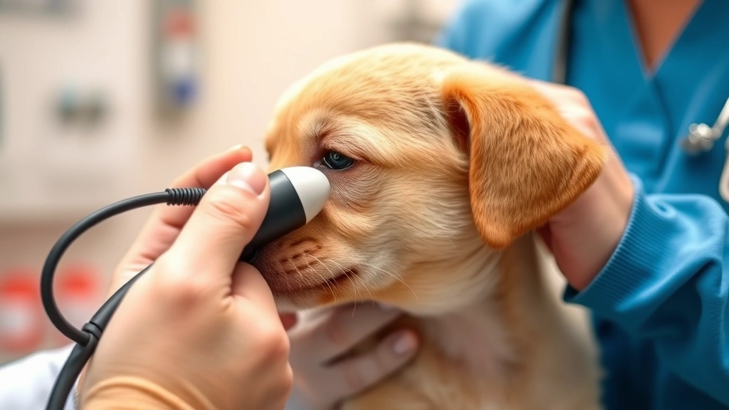 talk to vet about puppy ear infection pet photo 1