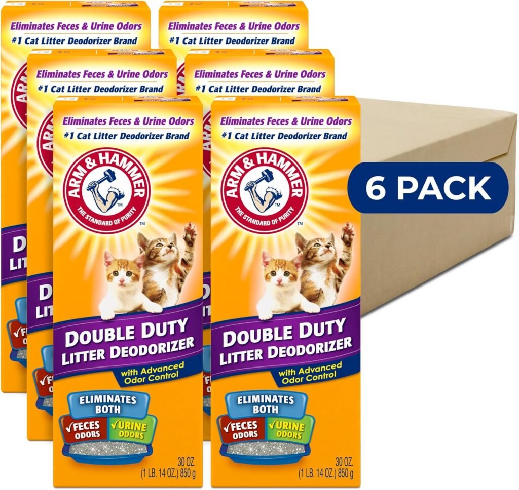 ARM & HAMMER Cat Litter Deodorizer Double Duty, 30 oz ... product review photo