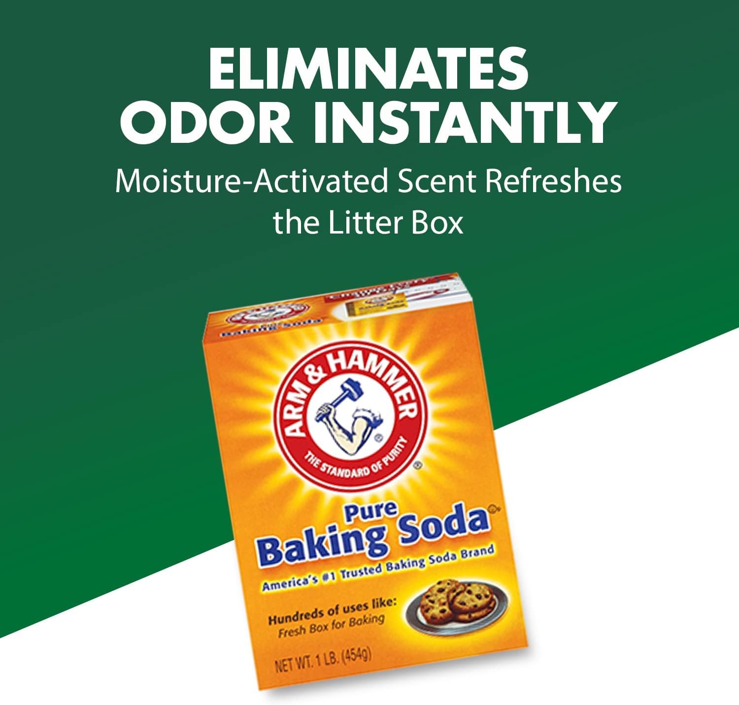 ARM & HAMMER Cat Litter Deodorizer Double Duty, 30 oz ...