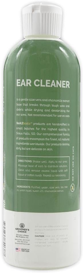 Bark2Basics Dog Ear Cleaner, 16 oz - All Natural, Witch Hazel ...