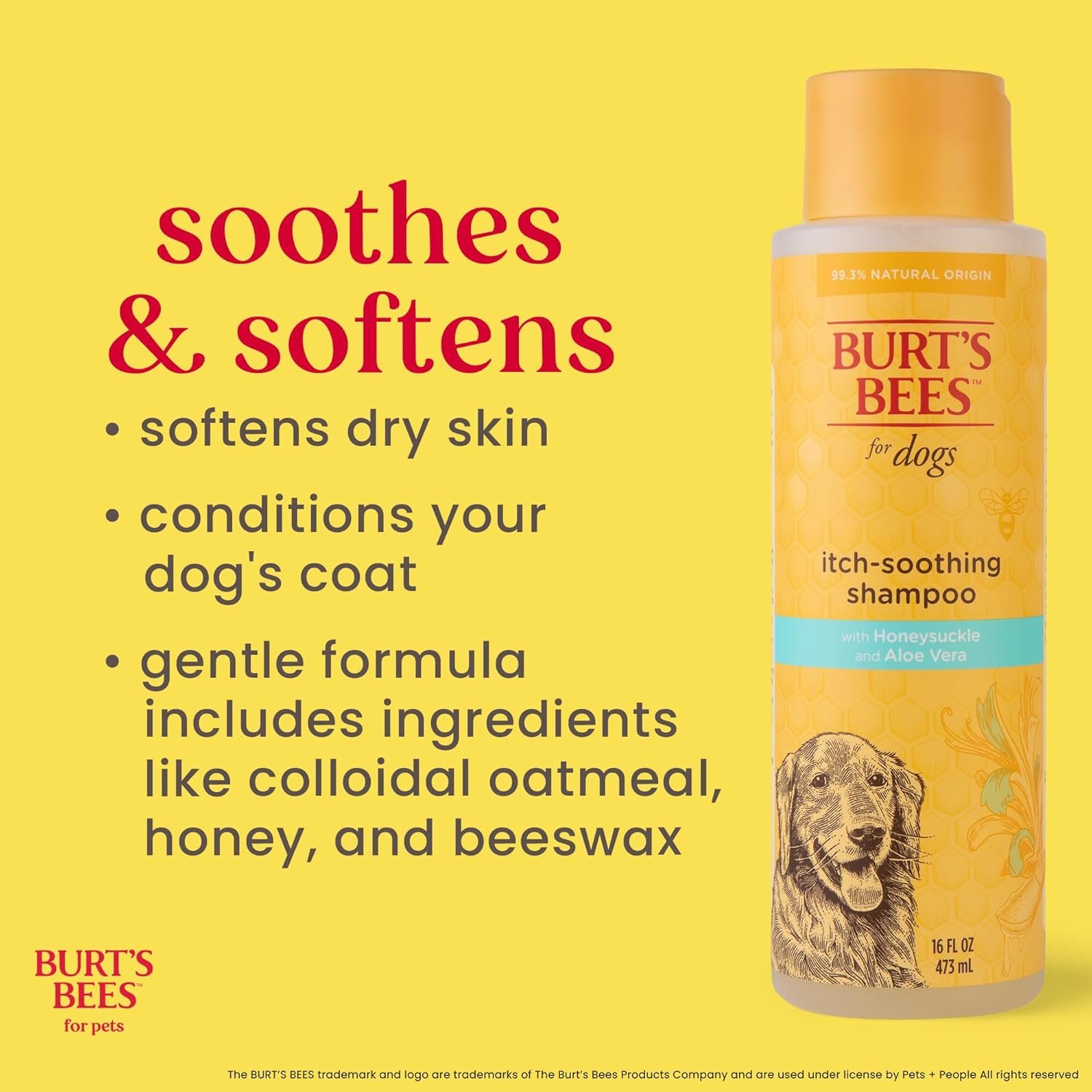 Burt's Bees for Pets Itch Soothing Shampoo with Honeysuckle