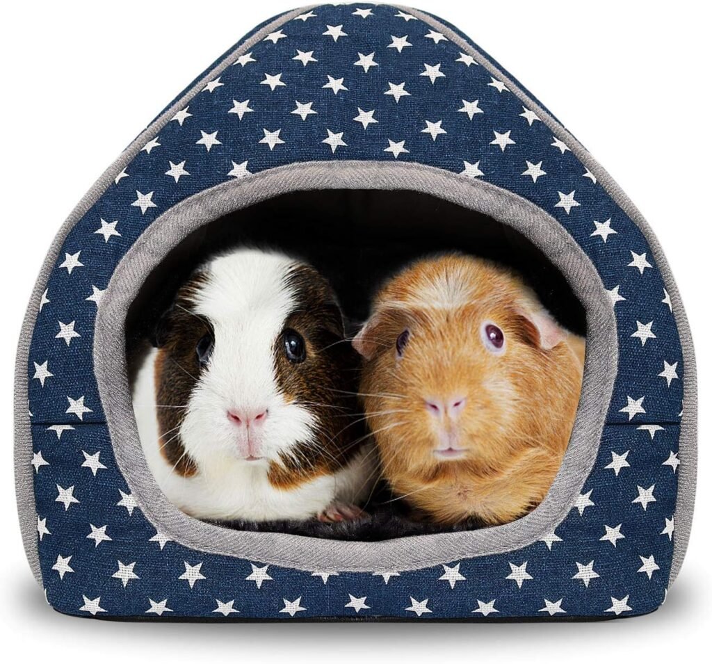 BWOGUE Guinea Pig House Bed Cozy Hamster Cave Large ... product review photo