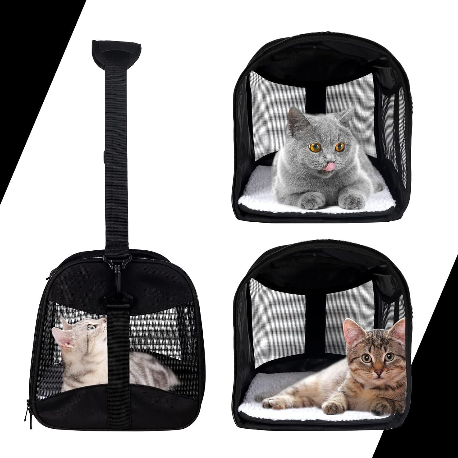 Cat Carrying Case - Pet Carrier Airline Approved, Protable and ...