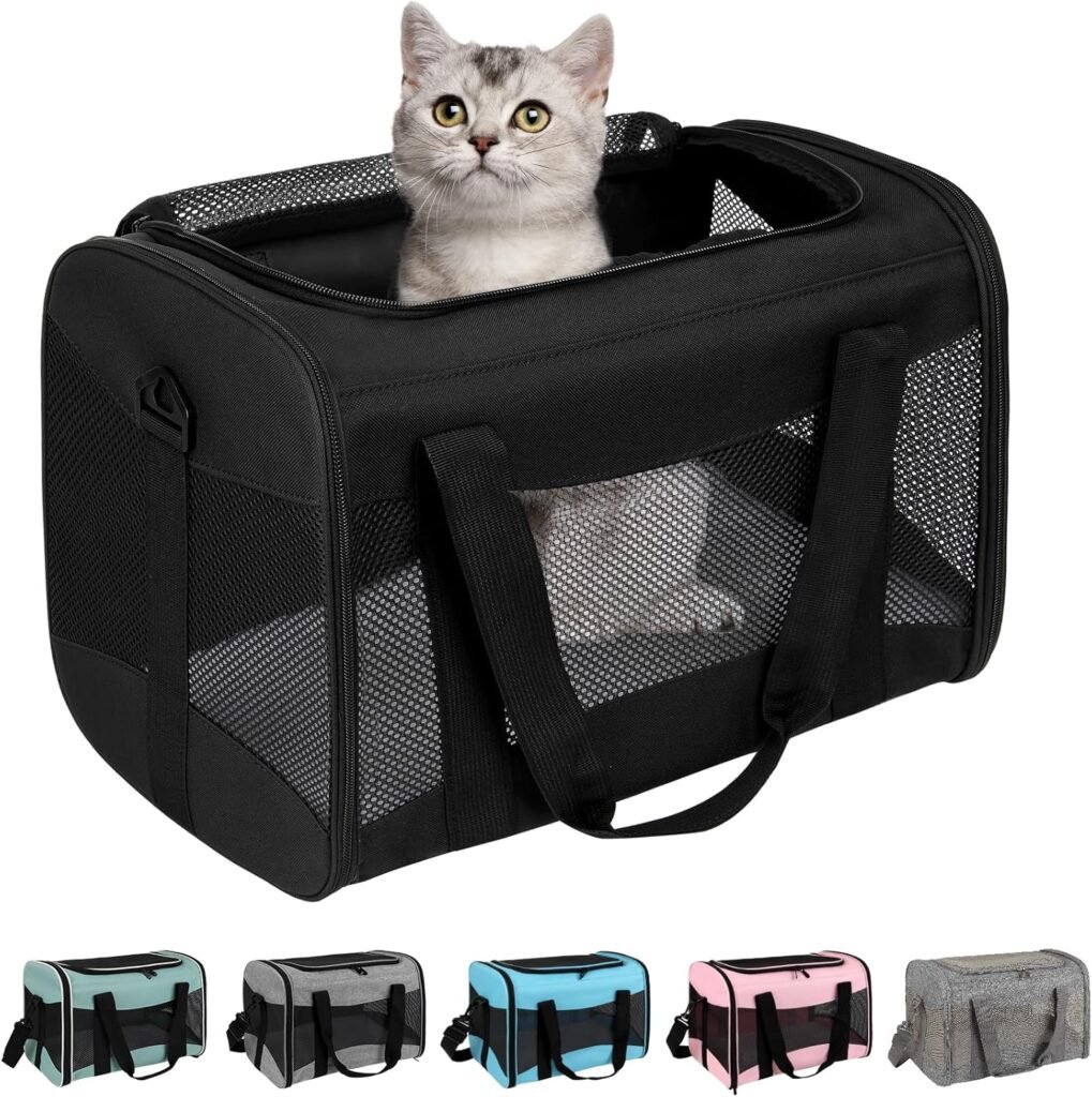 Cat Carrying Case - Pet Carrier Airline Approved, Protable and ... product review photo