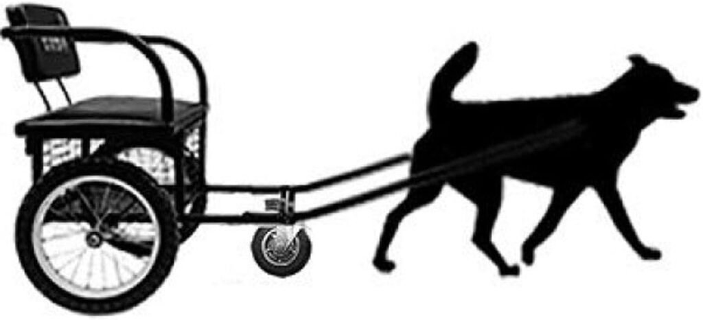 Dog Carts for Dogs to Pull, Dog-Pulling Stroller with Seat ... product review photo