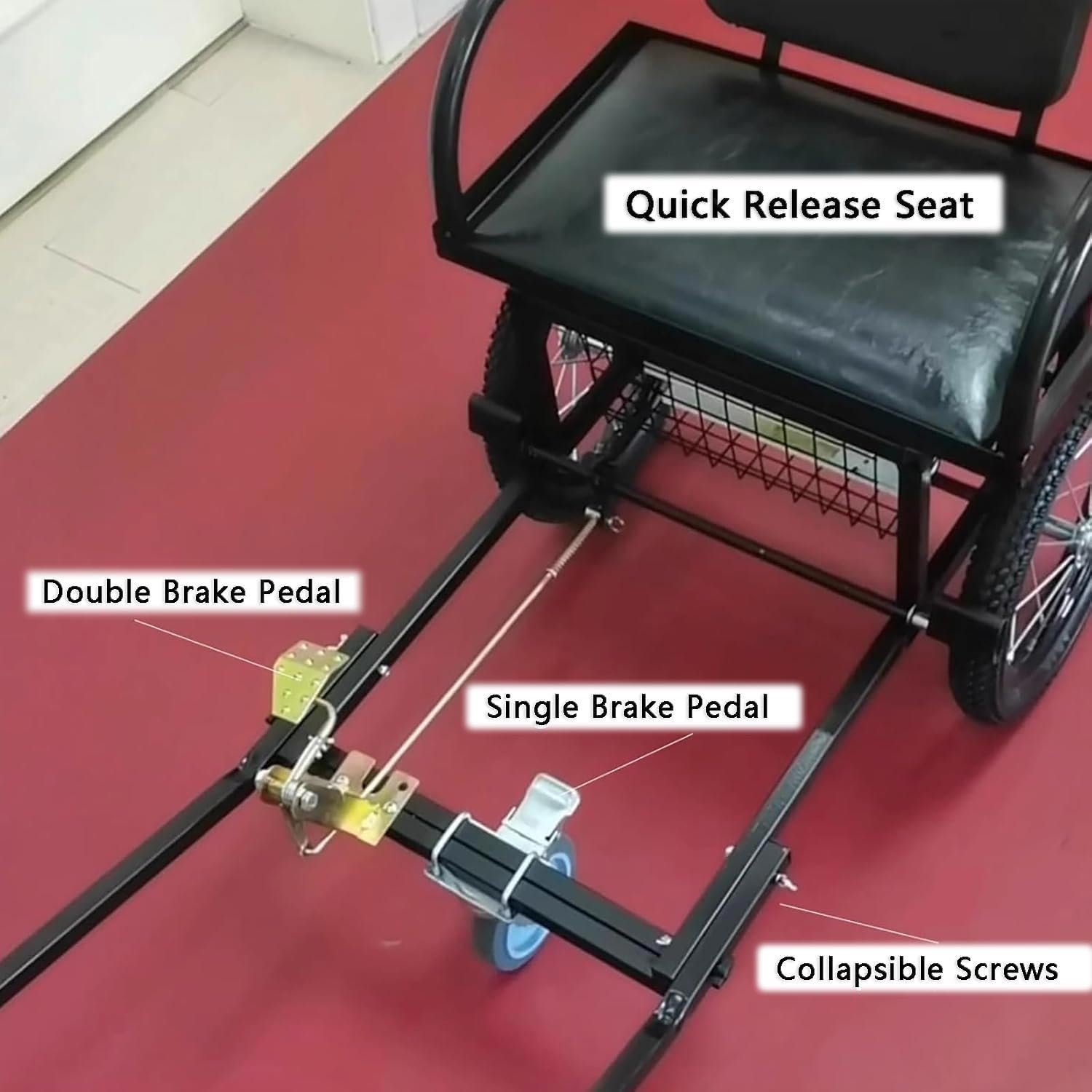 Dog Carts for Dogs to Pull, Dog-Pulling Stroller with Seat ...