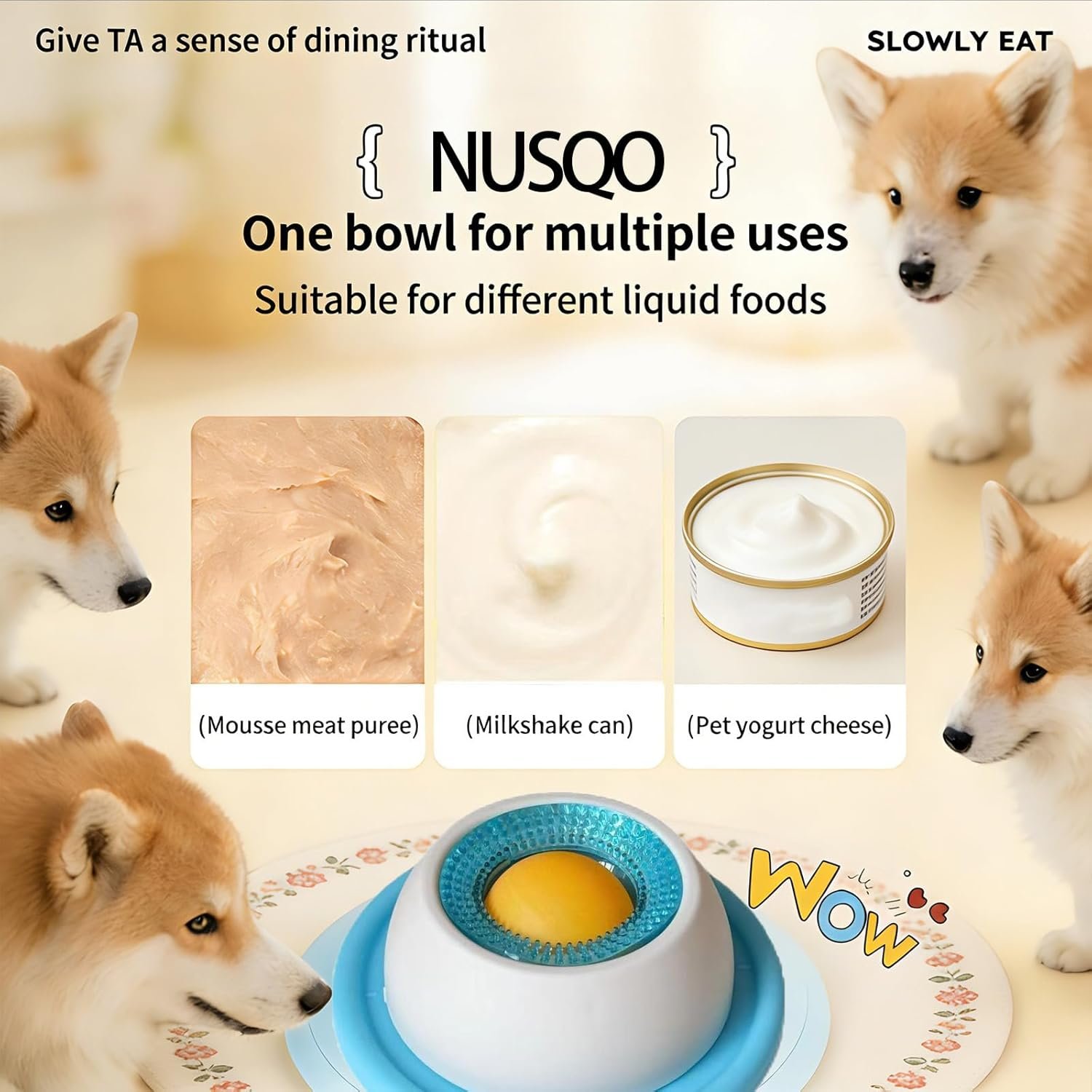 Dog Lick Bowl, Dog Cat Enrichment Toys