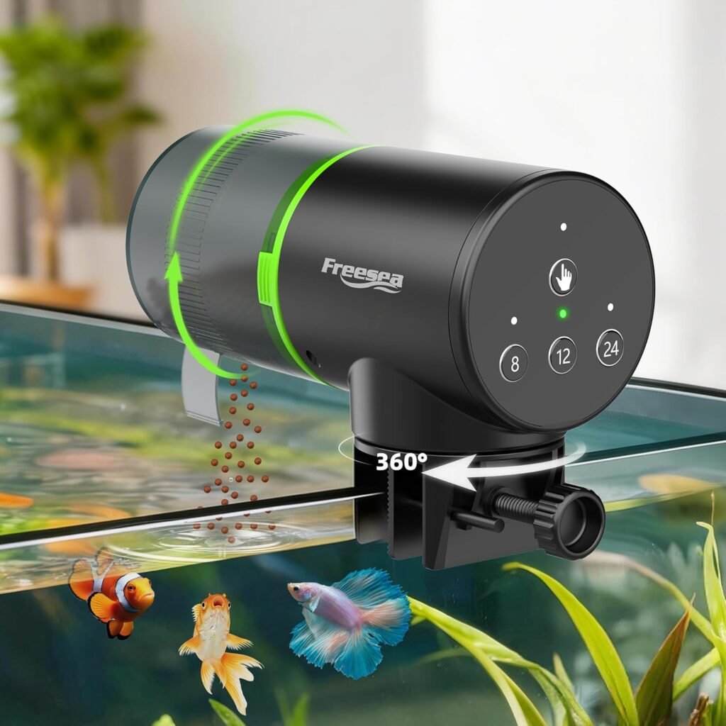 FREESEA Automatic Fish Feeder for Aquarium: Auto ... product review photo