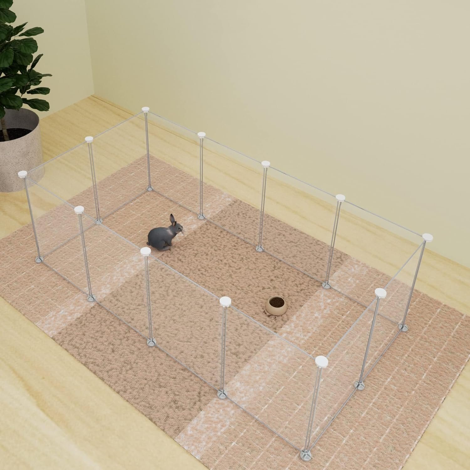 HOMICKER Pet Playpen Portable Small Animals ...