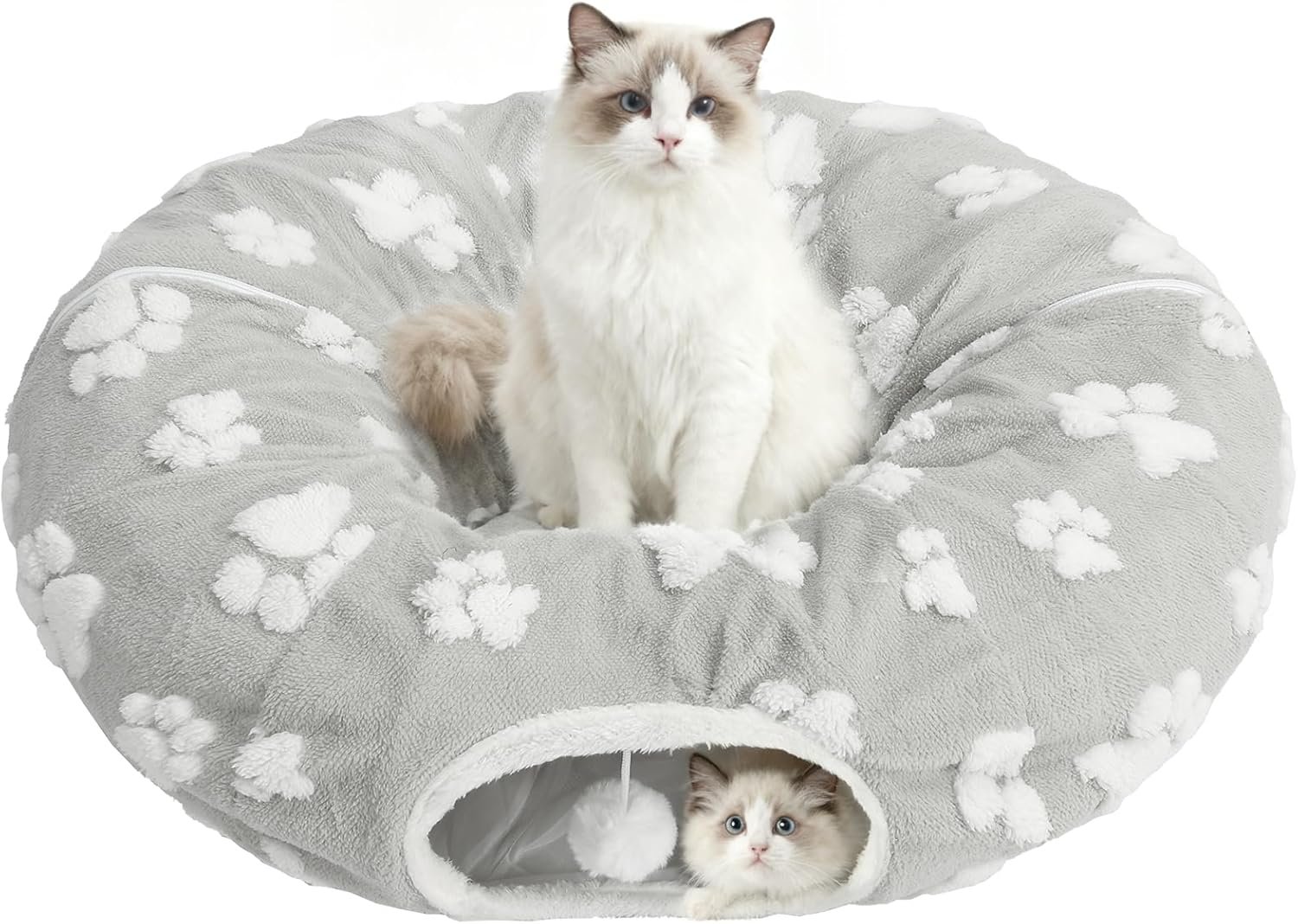 Homimp Cat Tunnel Bed with Central Mat,Large Tube ... product review