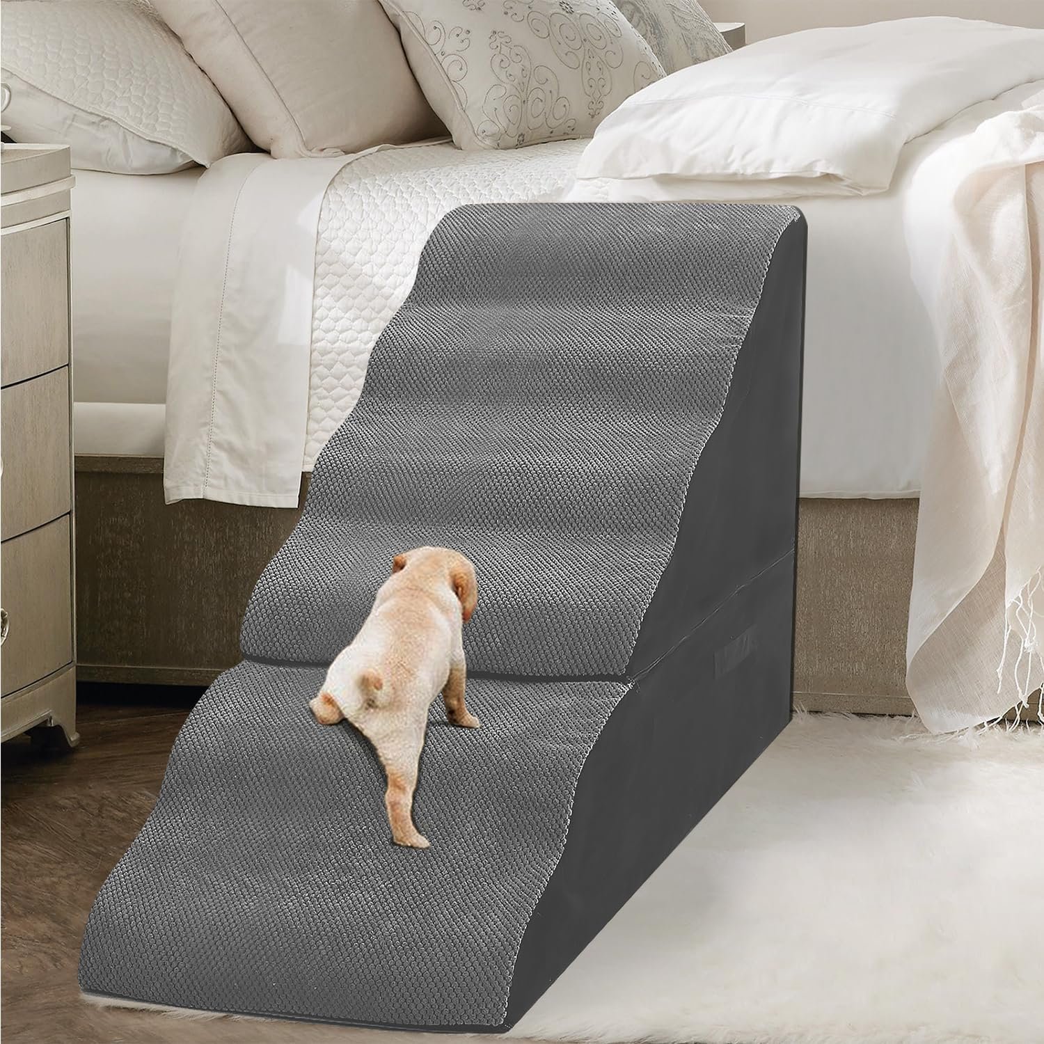 MALOROY Dog Stairs for High Beds 30-36 inches Tall, 6-Step ... product review