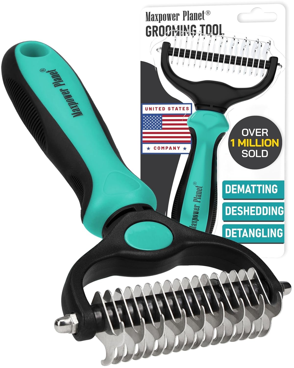 Maxpower Planet Hair Brush - Double Sided Shedding ... product review