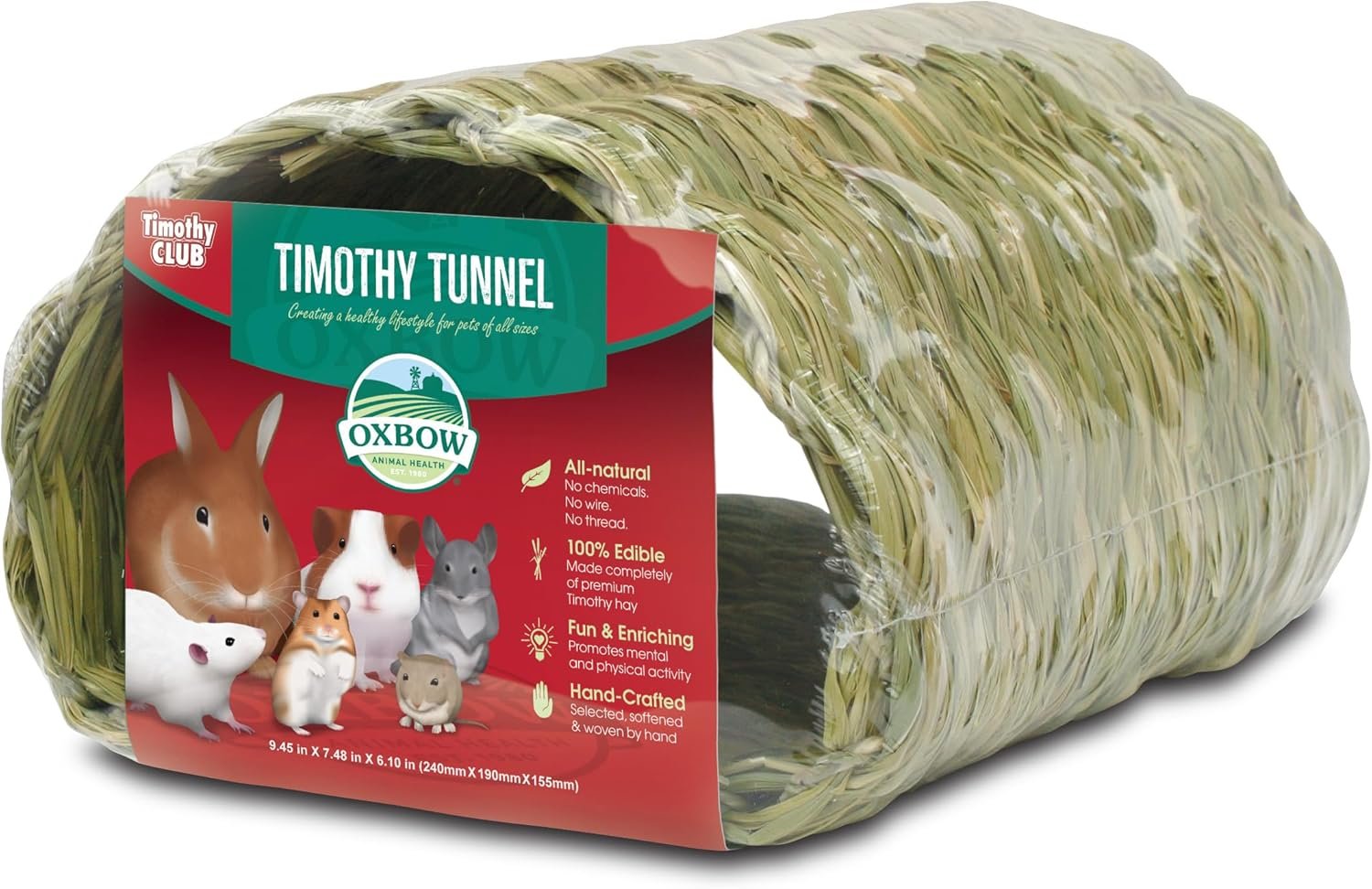 Oxbow Timothy Hay Tunnel, Guinea Pig Hideout, Rabbit & ... product review
