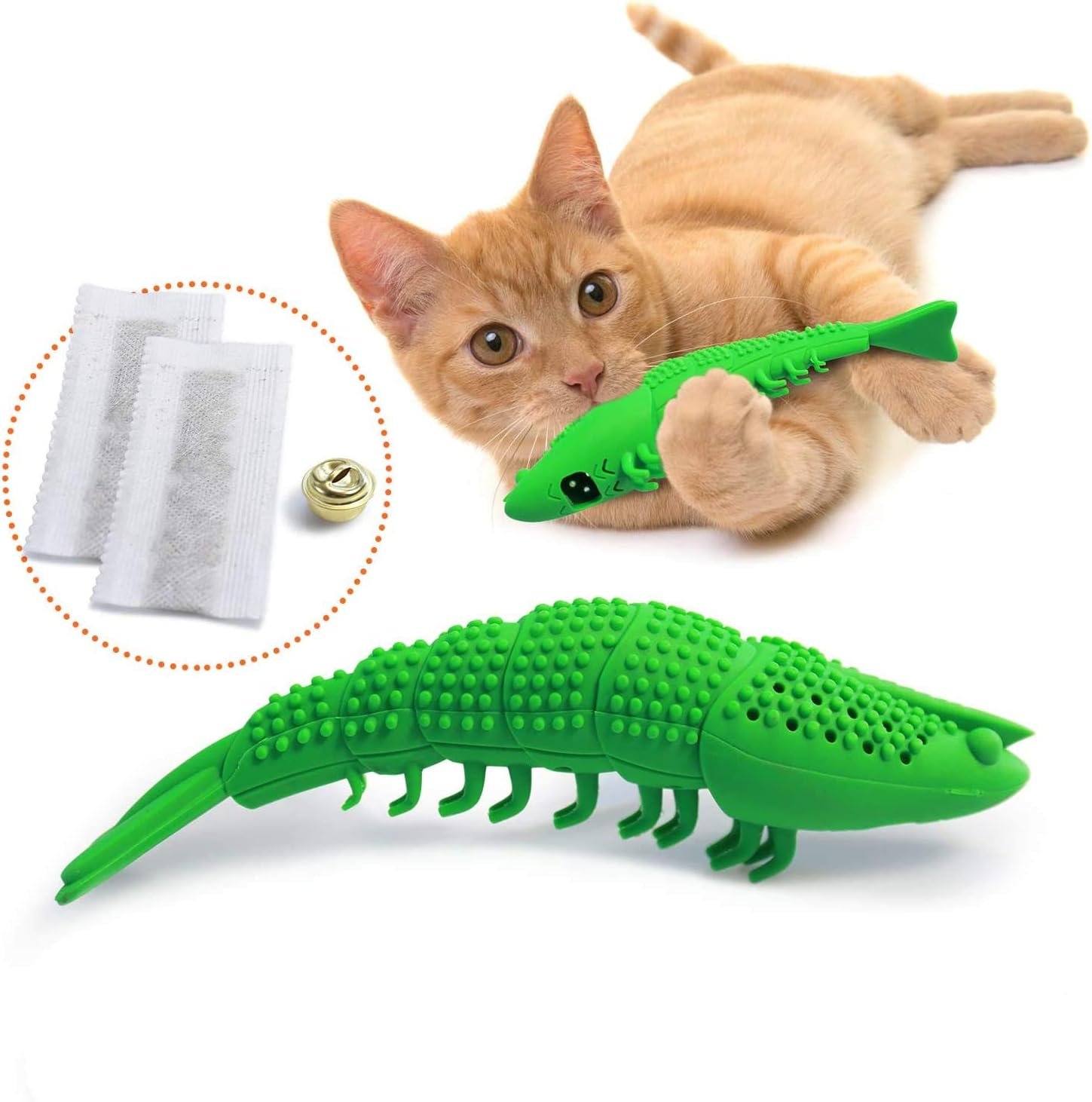 Ronton Cat Toothbrush Catnip Toy - Durable Hard Rubber product review