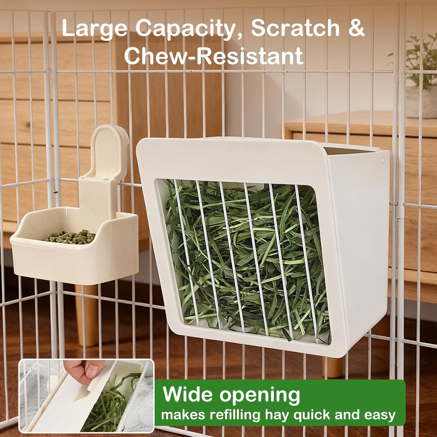 RUBYHOME Hay Feeder/Rack Less Wasted Hay