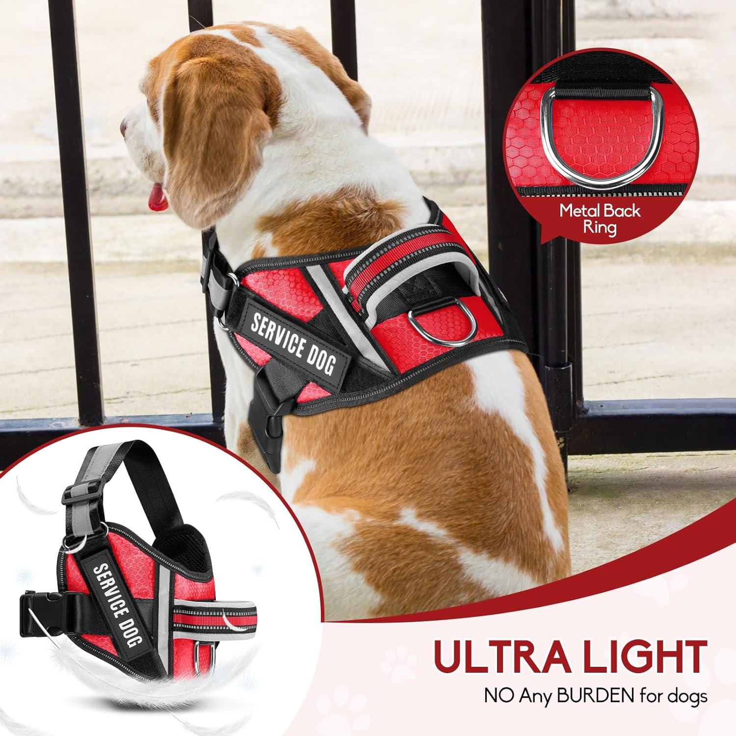 Service Dog Vest Harness and Leash Set, Animire in Training ... product review