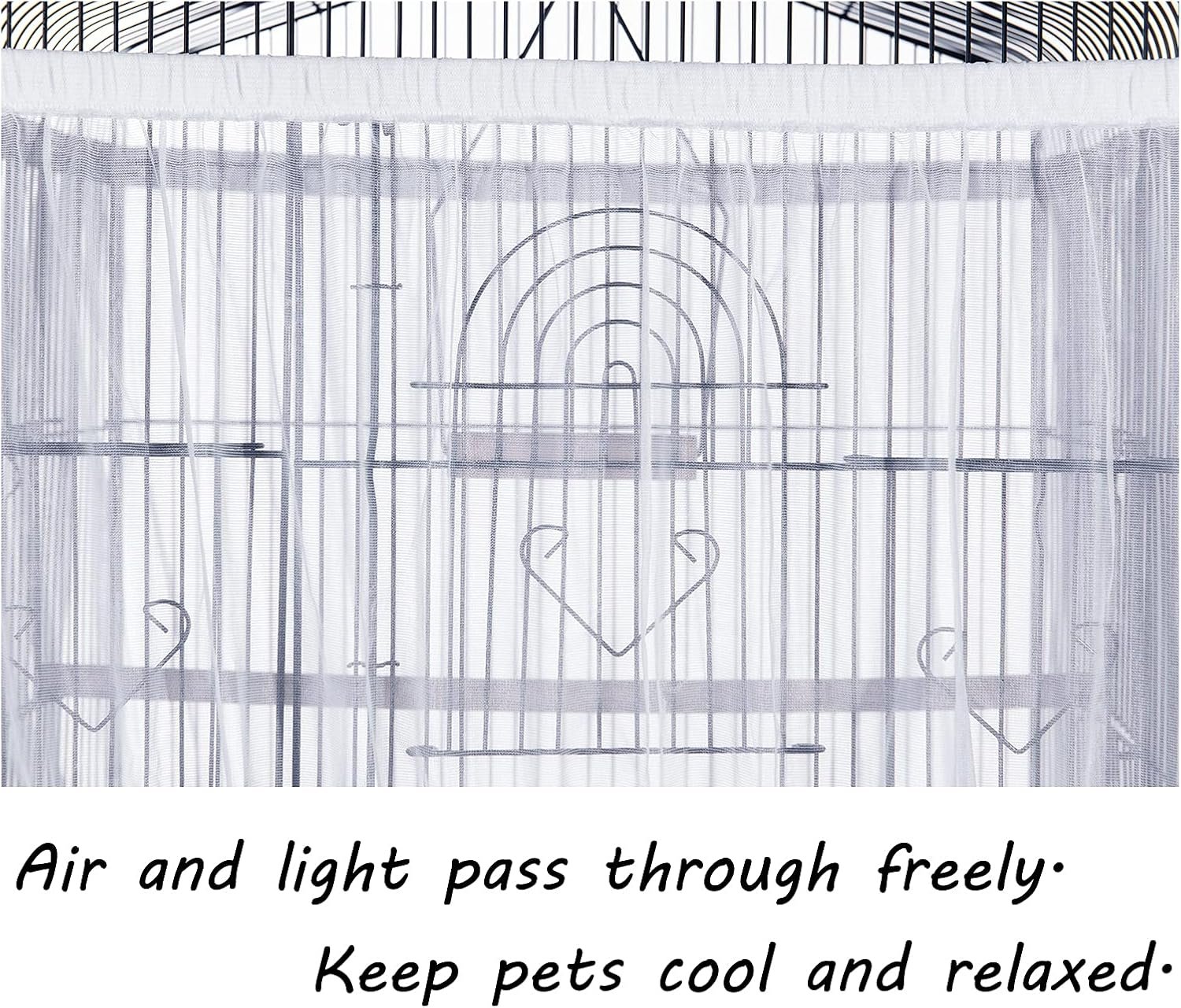 Tamu style Bird Cage Seed Catcher, Large, Stretchy Form Fitting ...