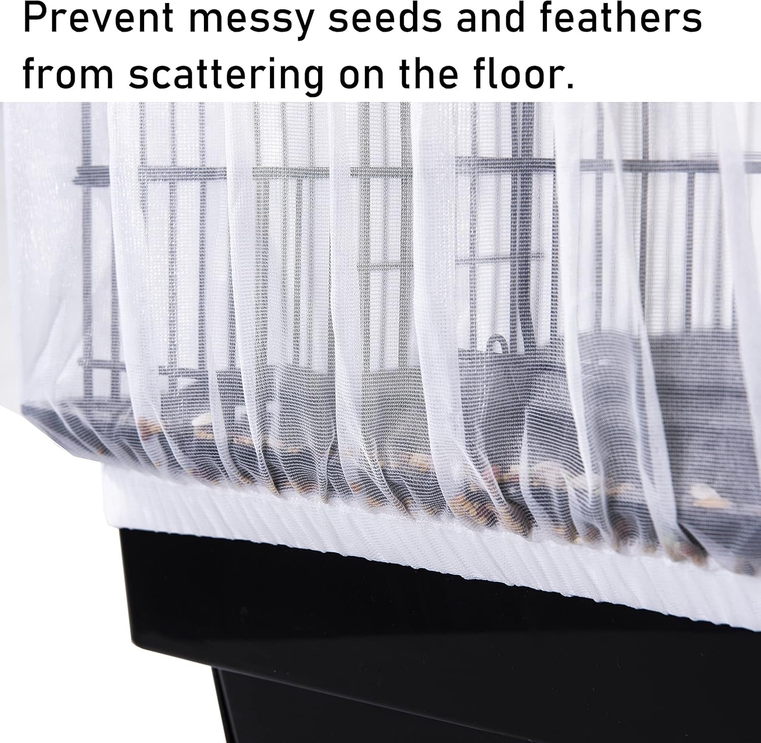 Tamu style Bird Cage Seed Catcher, Large, Stretchy Form Fitting ...