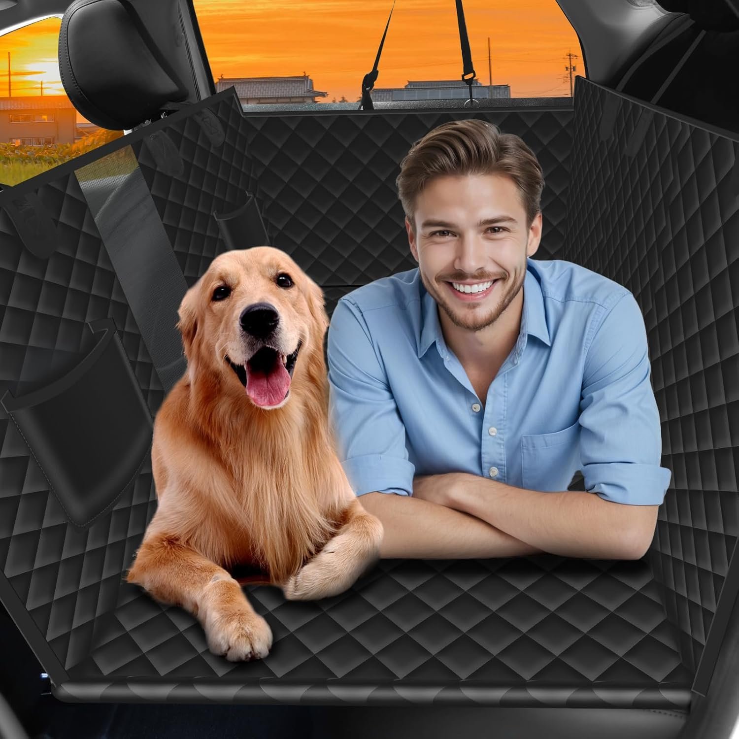 TECTINTER Back Seat Extender for Dogs-Large Space ... product review