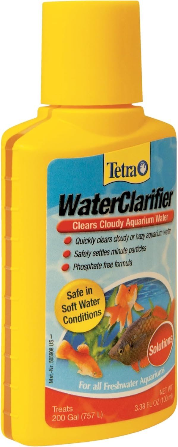Tetra Water Clarifier, Aquarium Treatment Solution, 3.38 oz ...