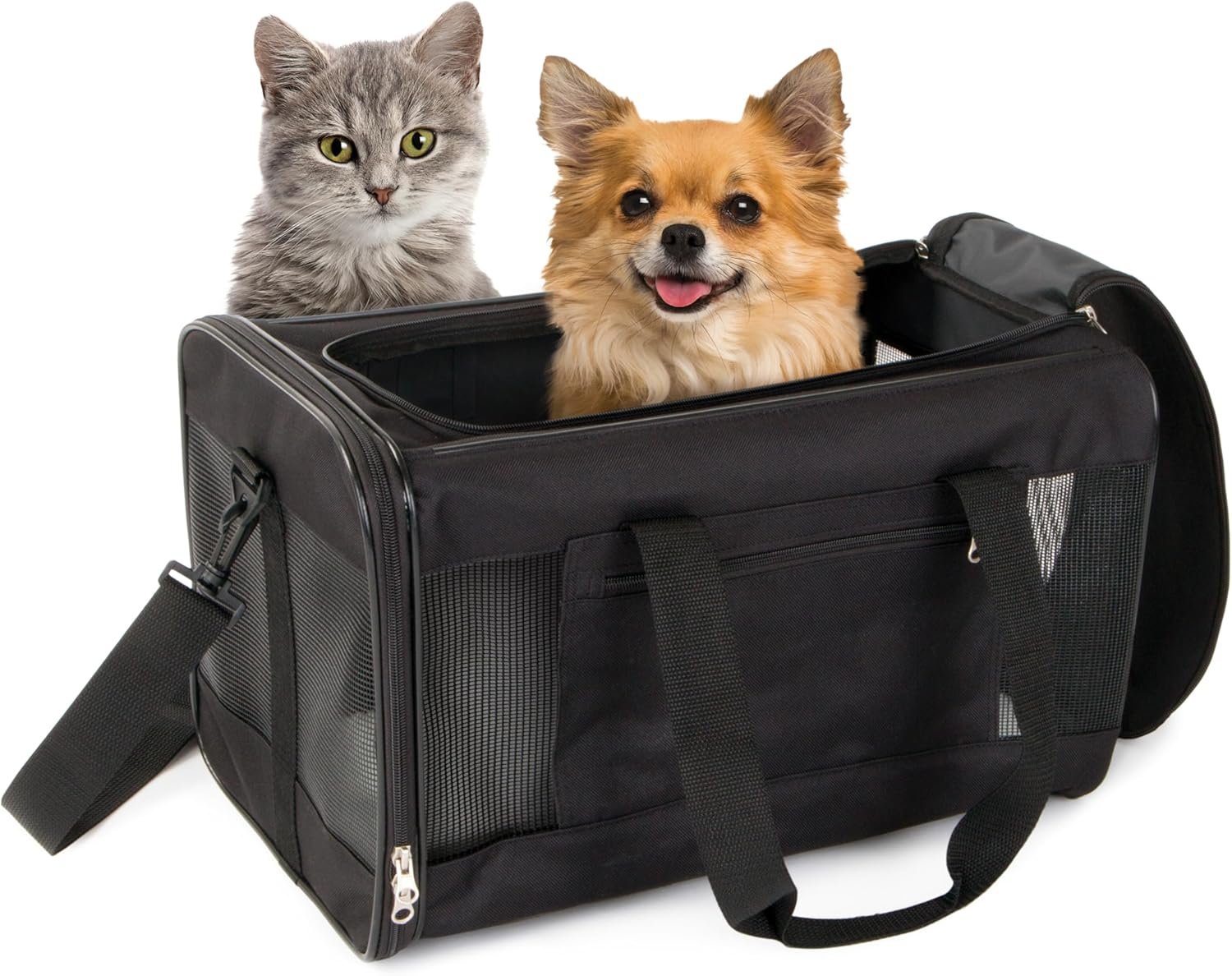 TrustyPup® 2-in-1 Pet Backpack Travel Carrier, Gray, Medium ... product review