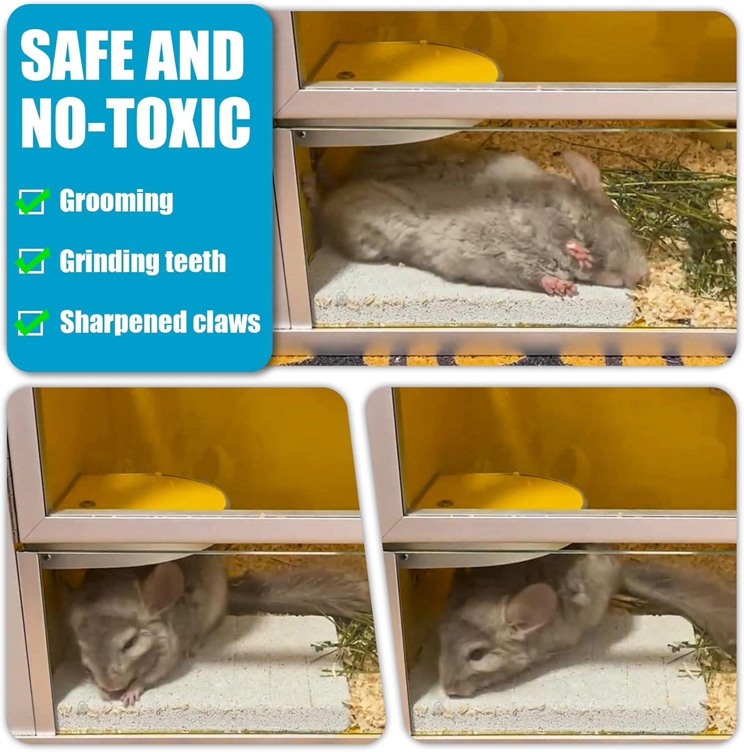 VOCLS 2PC rabbit scratching pad bunny scratch board Paws ...