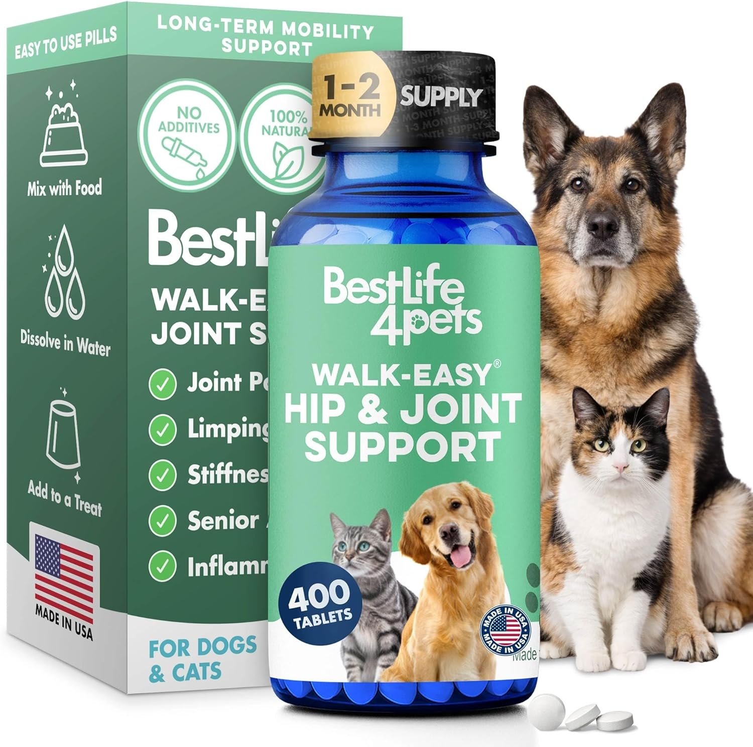 Walk-Easy Cat & Dog Joint Pain Relief, Effective ... product review