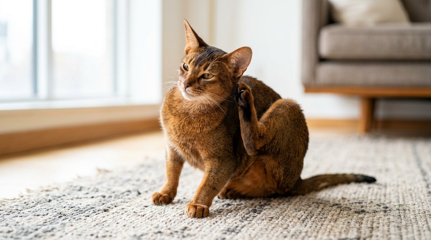 Cat Ear Mites: Symptoms, Causes, and Treatment Options - Abyssinian photo 3