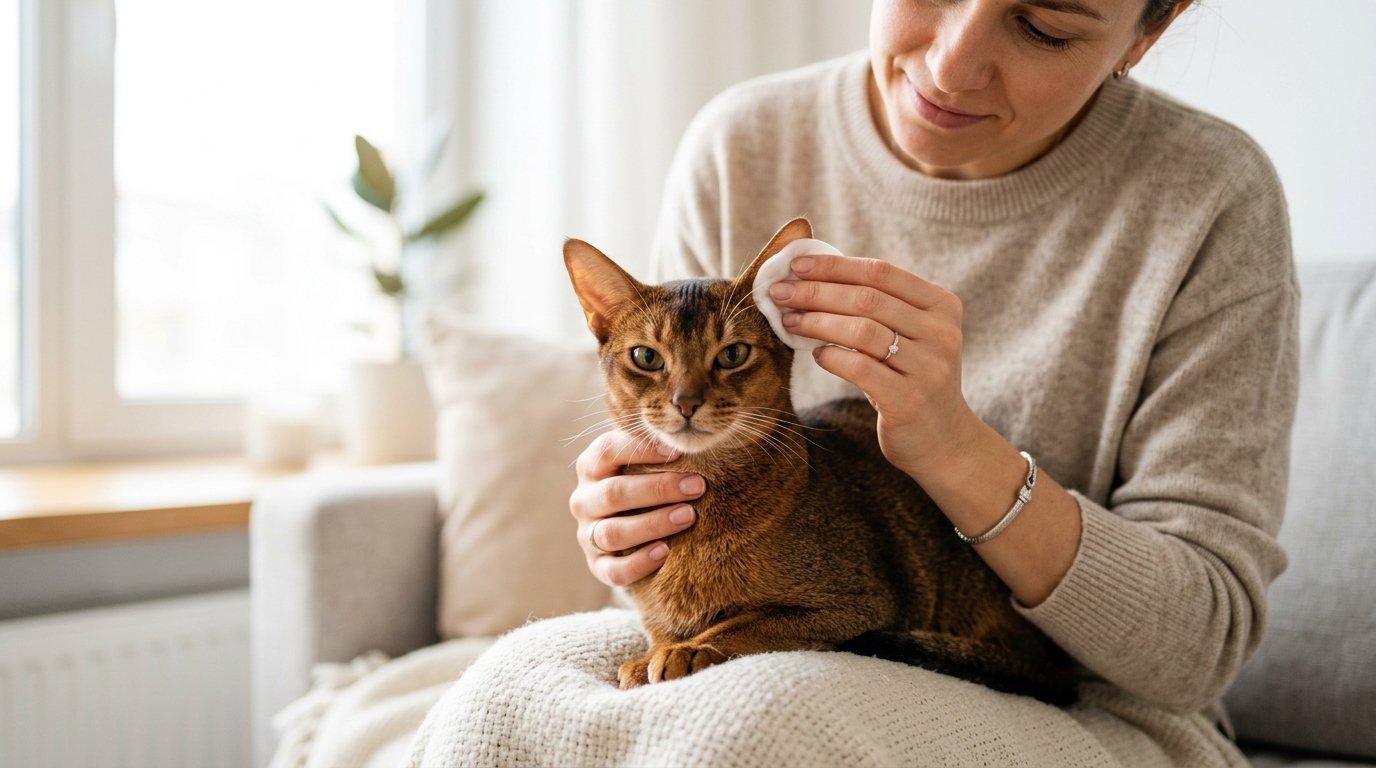 Cat Ear Mites: Symptoms, Causes, and Treatment Options - Abyssinian photo 4
