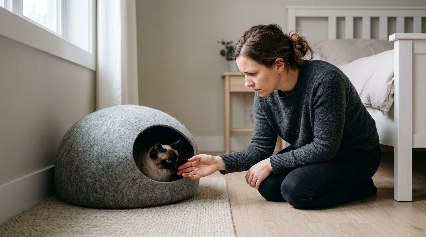 Why Is Your Cat Hiding More Than Usual? 9 Reasons and When to Worry - Siamese photo 2