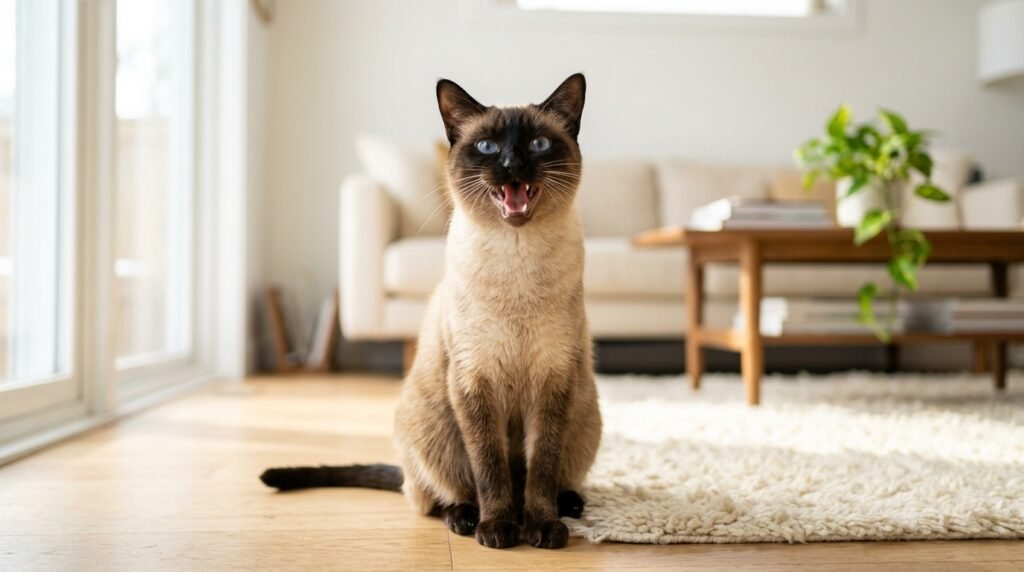 Why Is Your Siamese Cat So Vocal? Understanding Excessive Meowing - Siamese photo 1
