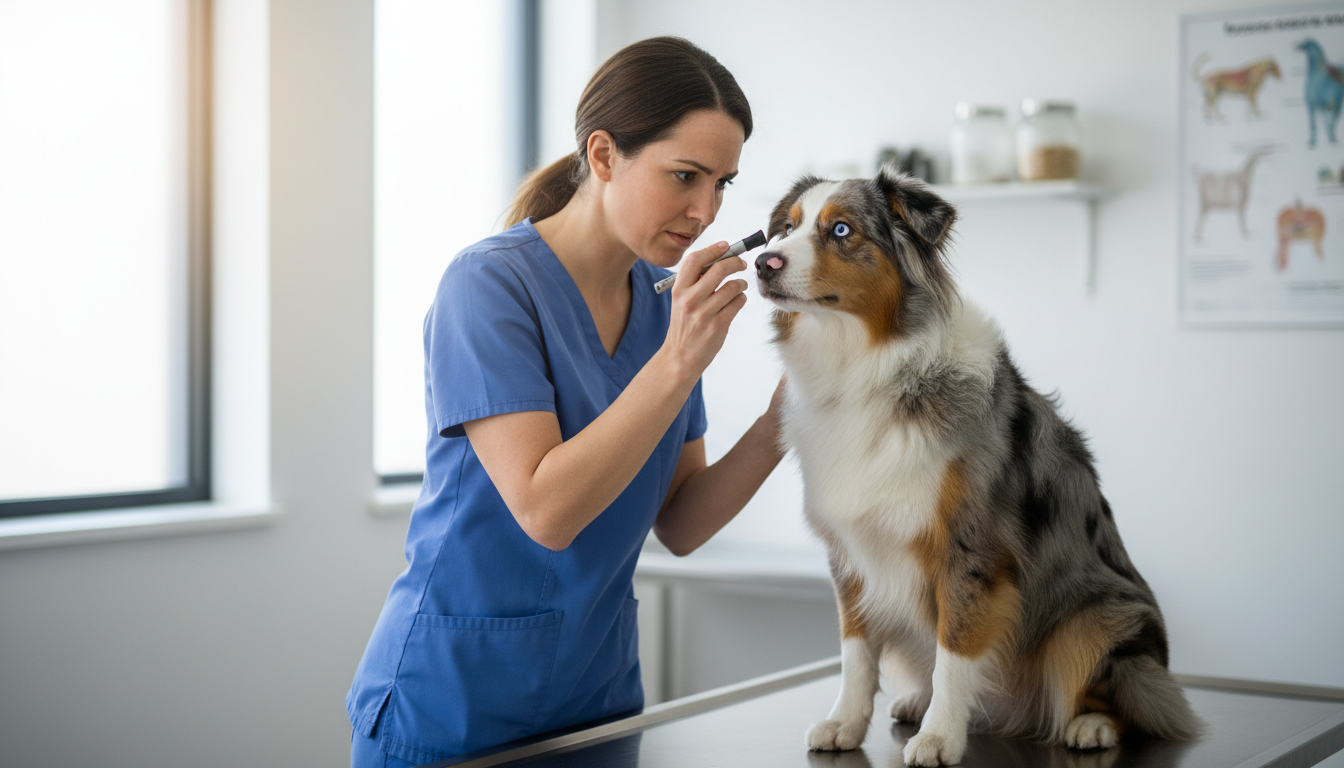 Australian Shepherd Eye Problems: Understanding Collie Eye Anomaly and Other Vision Risks - Australian Shepherd photo 2