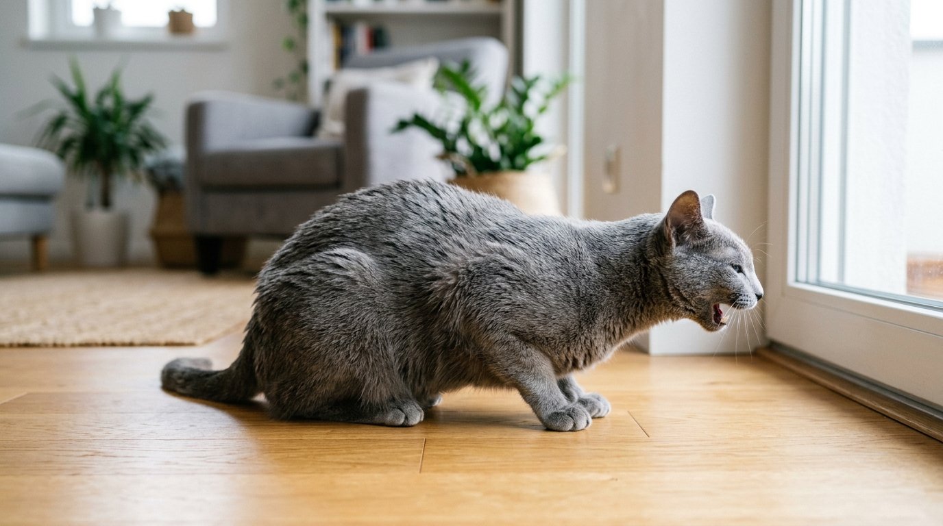 Feline Asthma: Recognizing the Signs and Managing Your Cat's Breathing Problems - Russian Blue photo 2