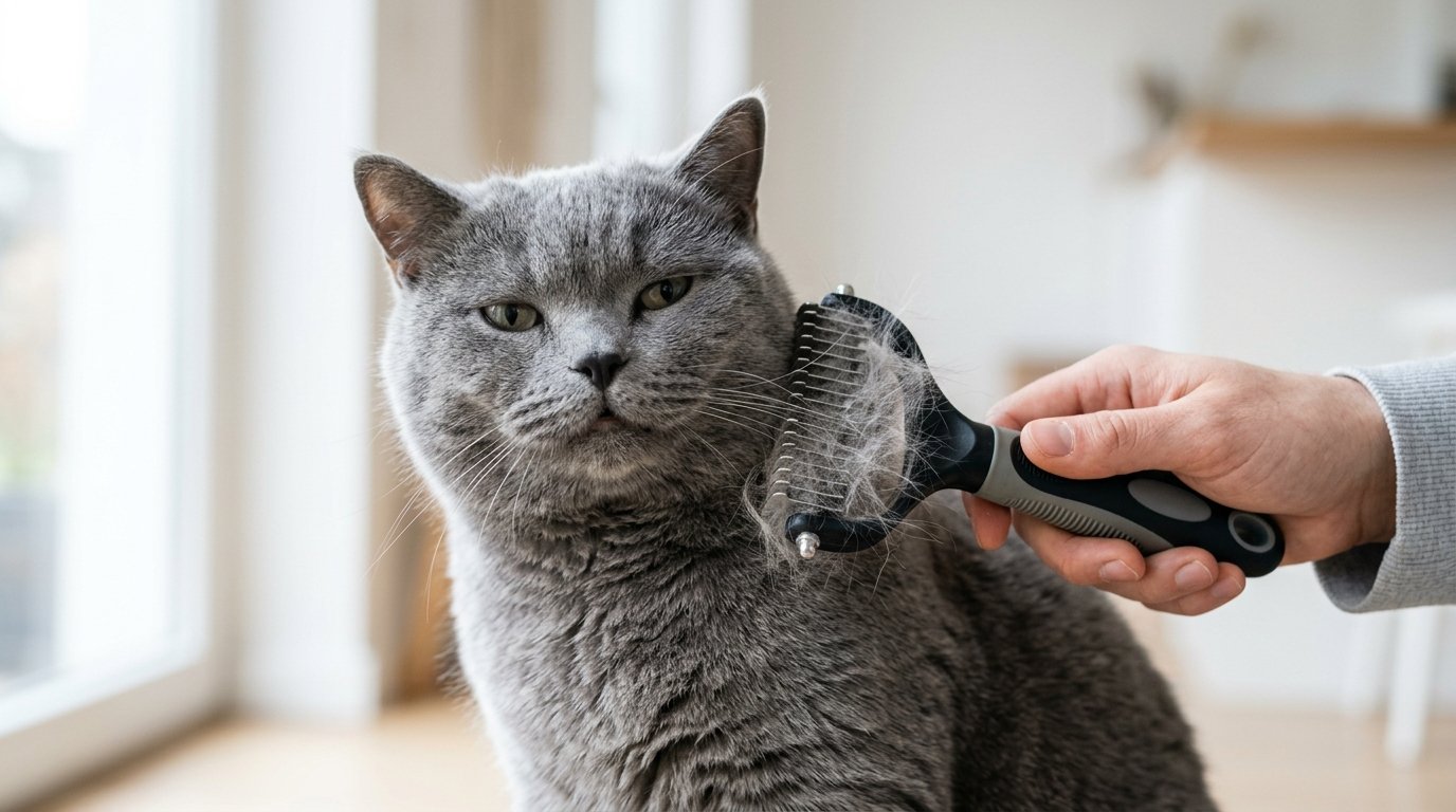 Hairballs in Cats: When They're Normal and When They Signal a Problem - British Shorthair photo 2
