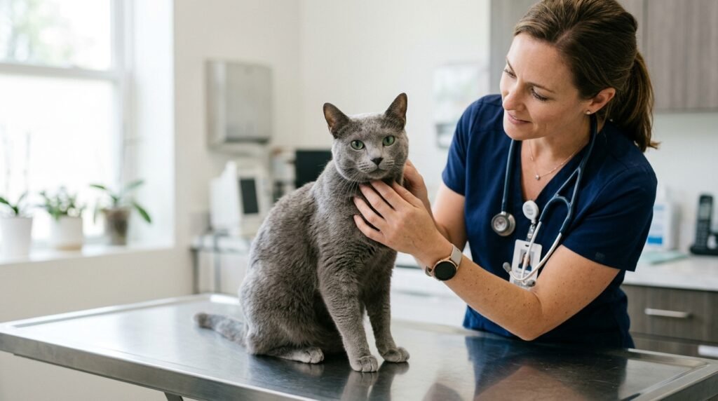 Hyperthyroidism in Cats: Recognizing the Signs and Treatment Options - Russian Blue photo 1