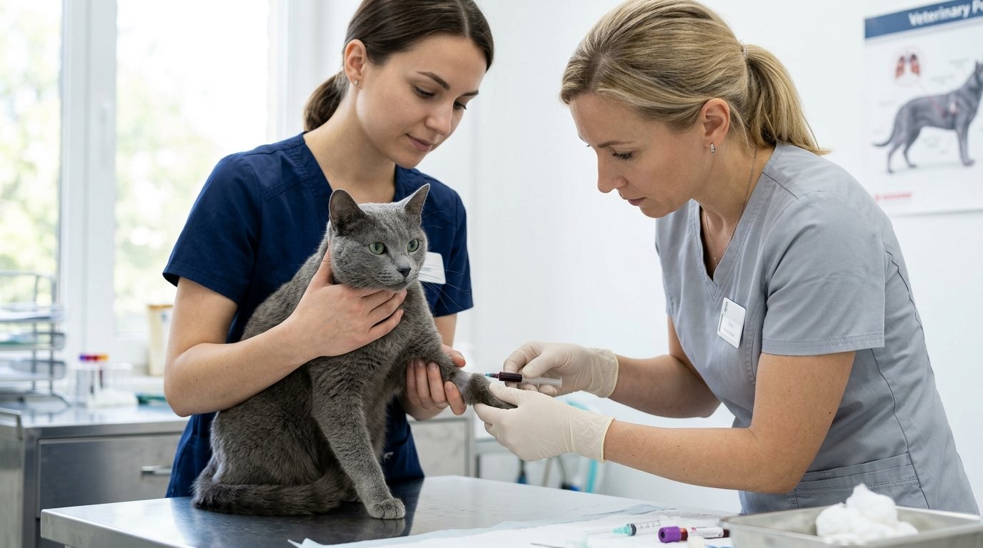 Hyperthyroidism in Cats: Recognizing the Signs and Treatment Options - Russian Blue photo 4