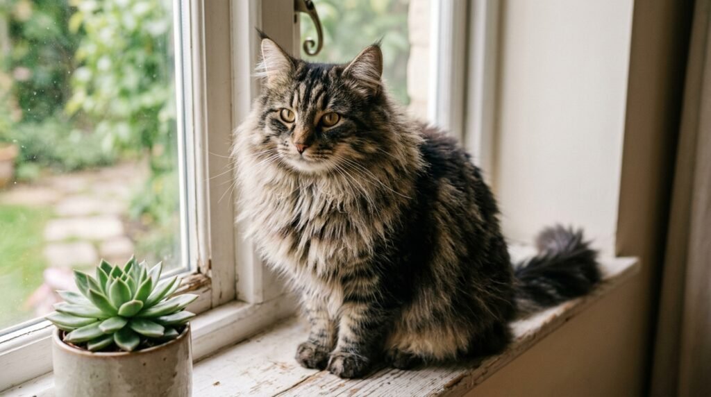 Matted Fur in Cats: Causes, Risks, and How to Safely Remove Mats - Norwegian Forest Cat photo 1