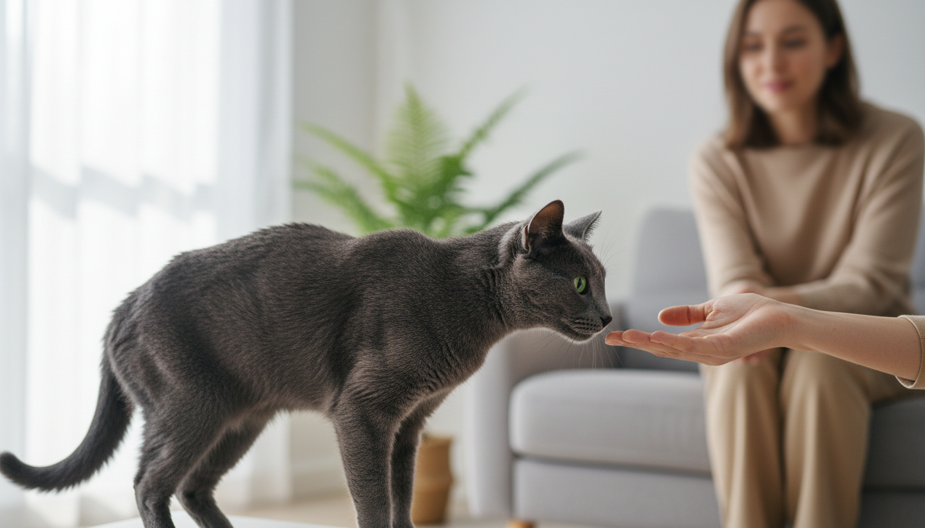 Russian Blue Cats and Stress Sensitivity: Why This Breed Needs a Calm, Predictable Home - Russian Blue photo 4