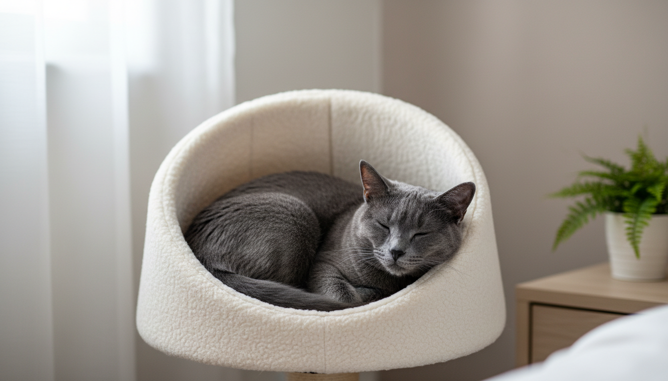 Russian Blue Cats and Stress Sensitivity: Why This Breed Needs a Calm, Predictable Home - Russian Blue photo 5
